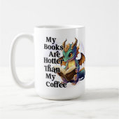 Bücher sind heißer kaffeetasse (Links)