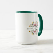 Bücher sind Magie-Aufkleber Tasse (VorderseiteRechts)
