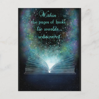 Bücher sind Magie Postkarte