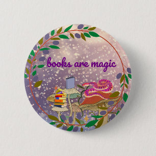 Bücher sind magisch button