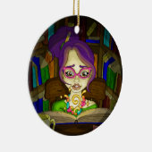 Bücher sind magisch keramik ornament (Rechts)