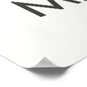 Bücher sind magisch (leicht) poster (Ecke)