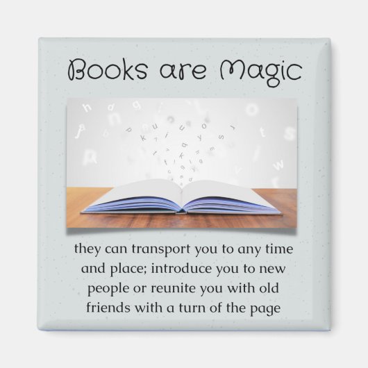 Bücher sind magisch magnet (Vorne)