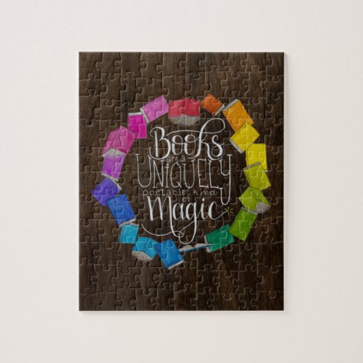 Bücher sind magisch puzzle (Vertikal)