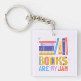 Bücher sind mein Ding Schlüsselanhänger mit handge