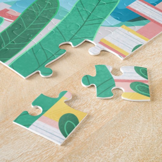 Bücher sind mein glücklicher Ort Puzzle (Seite)