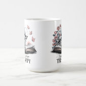 Bücher sind mein Therapiebuch Lover Kaffeetasse (Mittel)
