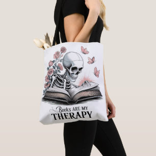 Bücher sind mein Therapiebuch Lover Tasche