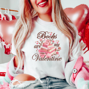 Bücher sind mein Valentine T-Shirt