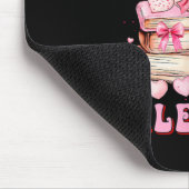 Bücher sind mein Valentinlehrer Kinder Retro Valen Mousepad (Ecke)