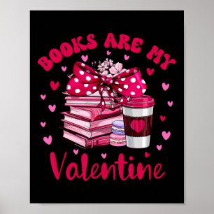 Bücher sind mein Valentinsgruß Bibliothekar Valent Poster