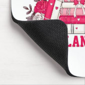 Bücher sind meine Liebe Buchsprache Valentinstag Mousepad (Ecke)