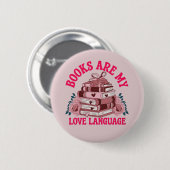 Bücher sind meine Liebe Button (Vorne & Hinten)