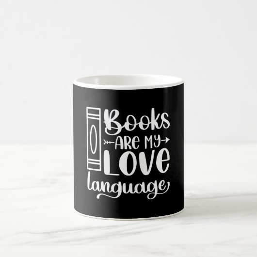 Bücher sind meine LIEBE Kaffeetasse (Mittel)