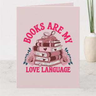 Bücher sind meine Liebe Karte