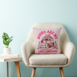 Bücher sind meine Liebe Kissen