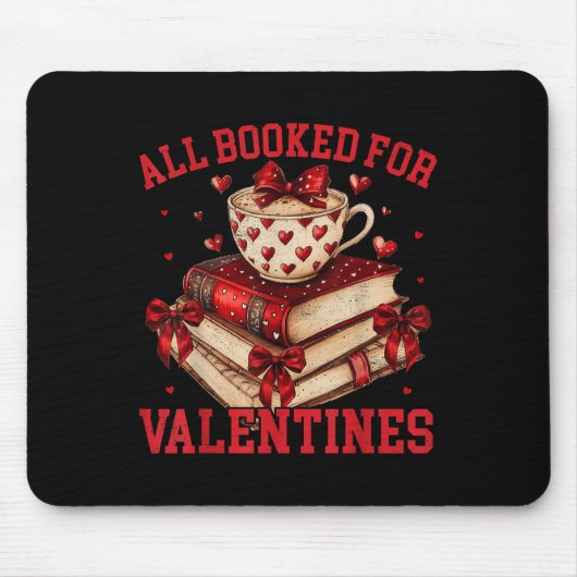 Bücher sind meine Liebe Sprache Valentine Buch Lov Mousepad (Vorne)