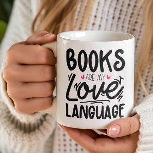 Bücher sind meine Liebe und lesen Cooles Buch Kaffeetasse