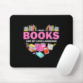Bücher sind meine Liebe und lesen über Bibliotheka Mousepad (Mit Mouse)