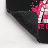 Bücher sind meine Liebe - Valentinbuch Lover Mousepad (Ecke)