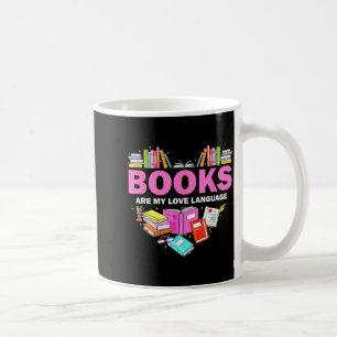 Bücher sind meine Liebessprache Leseliebhaber Bibl Kaffeetasse