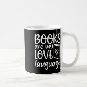 Bücher sind meine Liebessprache Leseliebhaber Bibl Kaffeetasse