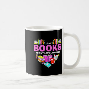 Bücher sind meine Liebessprache Leseliebhaber Bibl Kaffeetasse