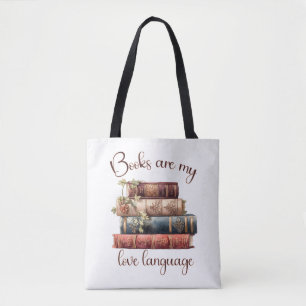 Bücher sind meine Liebessprache Tasche