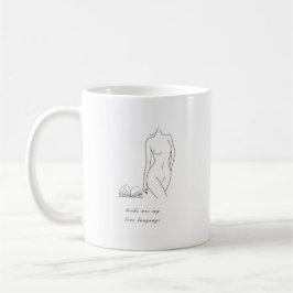 Bücher sind meine Liebessprache | Tasse für Buchli
