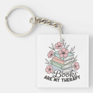 Bücher sind meine Therapie Schlüsselanhänger