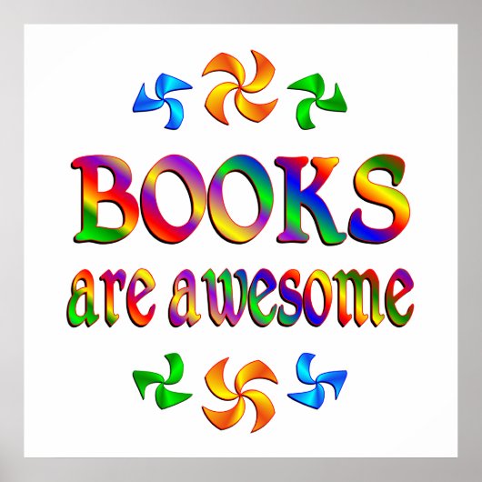 Bücher sind Phantastisch Poster (Vorne)