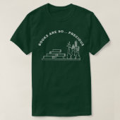 Bücher sind so Wertvoll 1 T-Shirt (Design vorne)