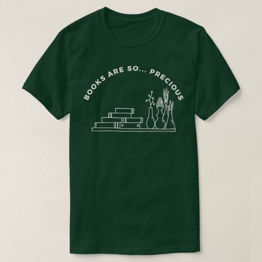 Bücher sind so Wertvoll 1 T-Shirt (Design vorne)