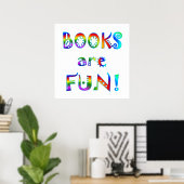 Bücher sind Spaß - Ab 11,80 $ Poster (Heimbüro)