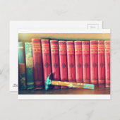 Bücher sind stärker als Hämmer Postkarte (Vorne/Hinten)
