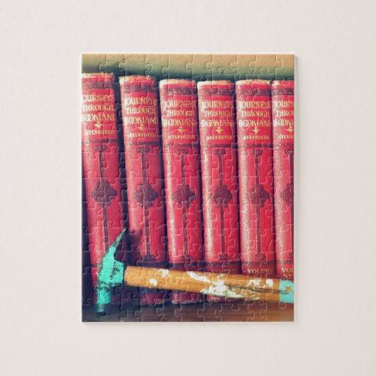 Bücher sind stärker als Hämmer Puzzle (Vertikal)