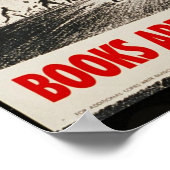Bücher sind Waffen Poster (Ecke)