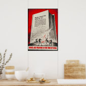 Bücher sind Waffen Poster (Küche)
