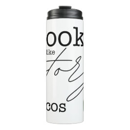 Bücher sind wie Story Tacos Thermosbecher