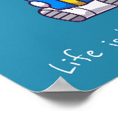 Bücher Slogan Klasse oder Bibliothek Kinderposte Poster (Ecke)