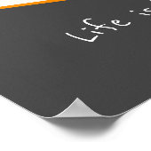 Bücher Slogan Klasse oder Bibliothek Kinderzimmer Poster (Ecke)