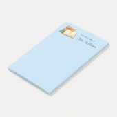 Bücher Stack Open Book School Lehrer Post-it Klebezettel (angewinkelt)