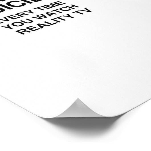 BÜCHER-SUICID POSTER (Ecke)