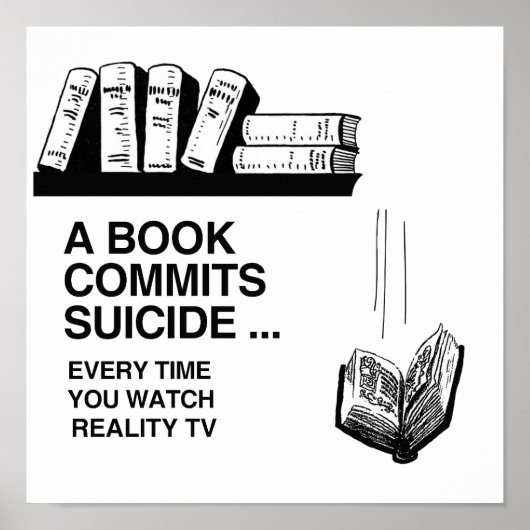 BÜCHER-SUICID POSTER (Vorne)