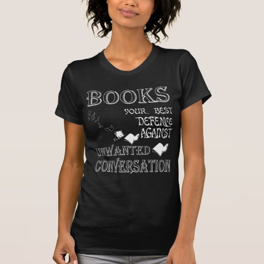 Bücher T-Shirt (Vorderseite)
