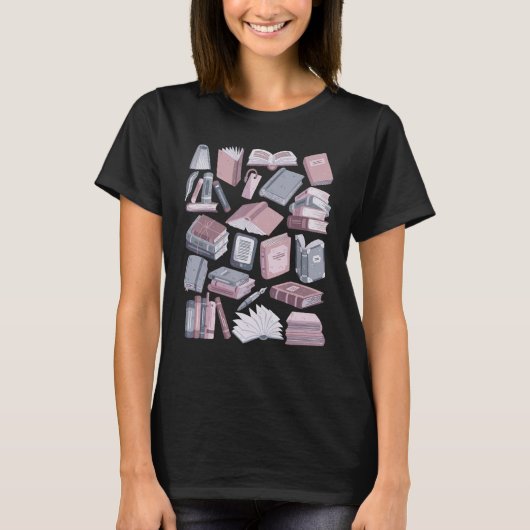 Bücher T-Shirt (Vorderseite)