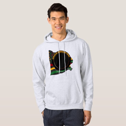 BUCHER T WASHINGTON Black History Monat Hoodie (Vorne ganz)