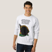 BUCHER T WASHINGTON Black History Monat Sweatshirt (Vorne ganz)