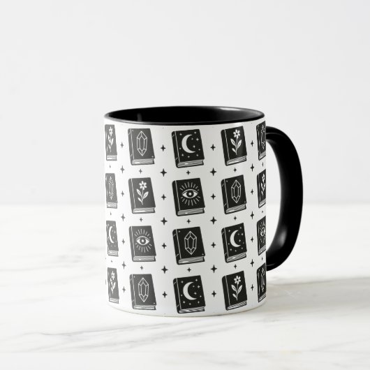 Bücher Tasse (VorderseiteRechts)