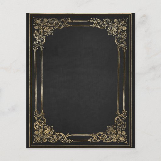 Bücher & Tee Einladung zum Geburtstag (Rückseite)